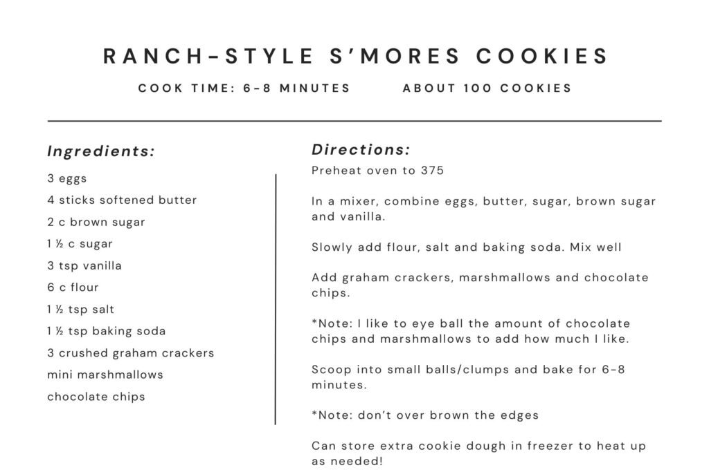 Ranch-Style S’mores Cookies